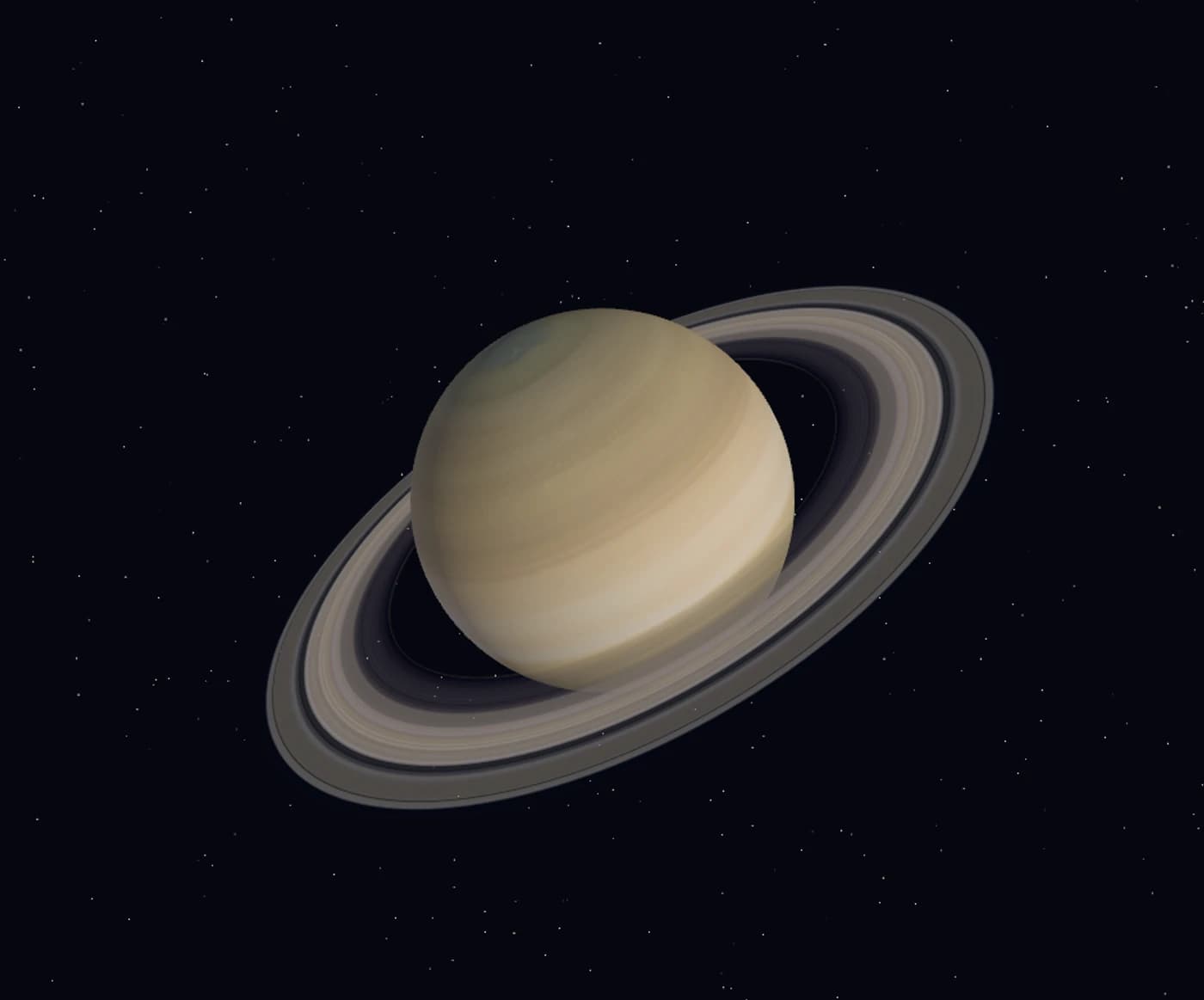 Saturn’s detailed globe and broad rings, captured in Veyra’s member Observatory.